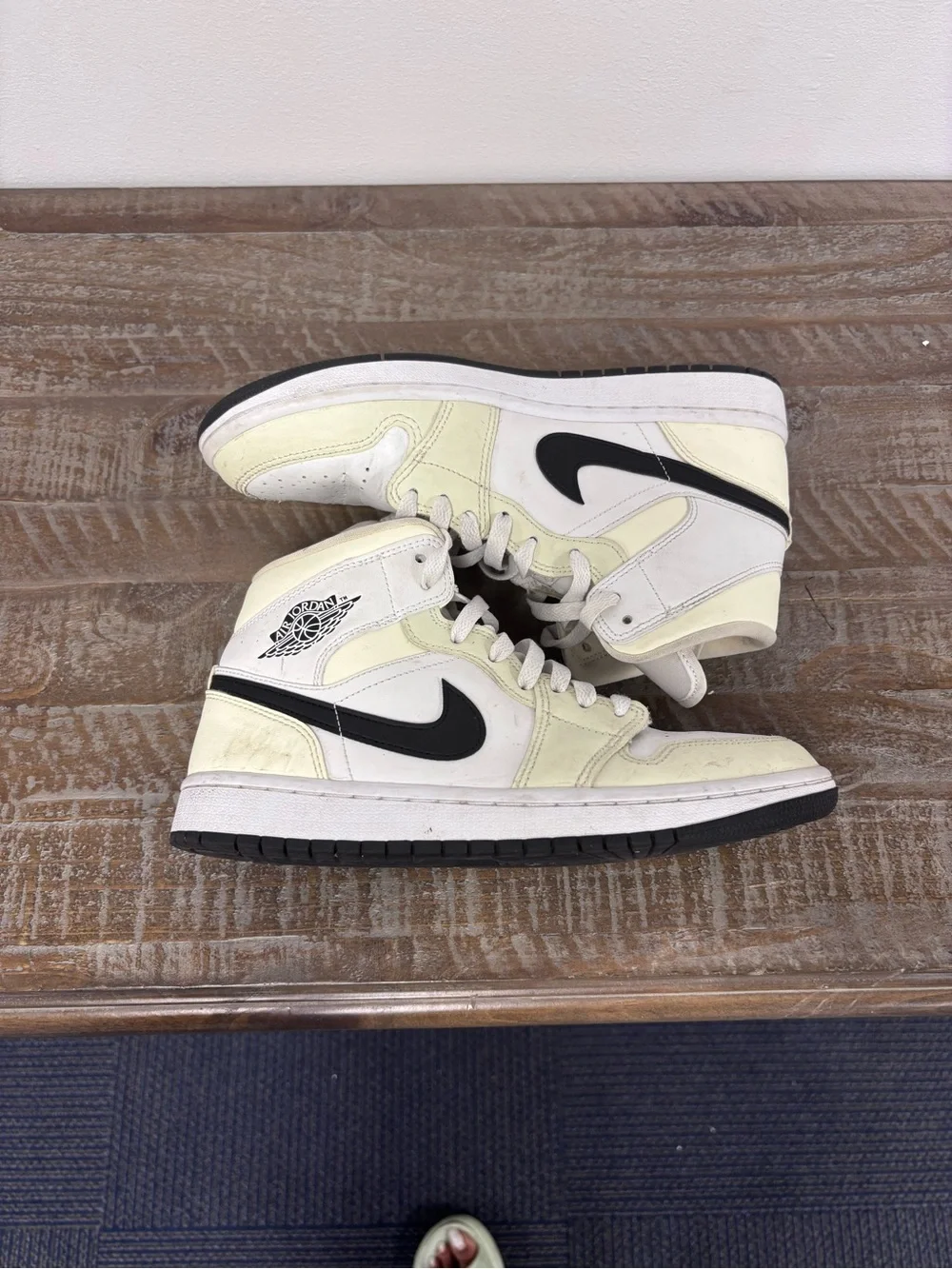 Jordan 1 Women’s Cream Coconut Milk Leather Sneaker